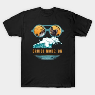 Cruise Mode On with Wave T-Shirt